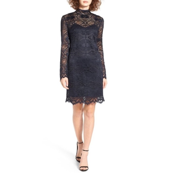 WAYF Monroe Lace Shift Dress - Picture 1 of 10